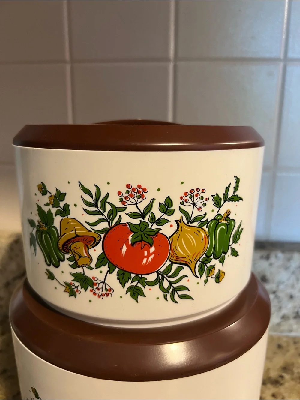 Vintage 1970s Sterilite Spice of Life Canister Set